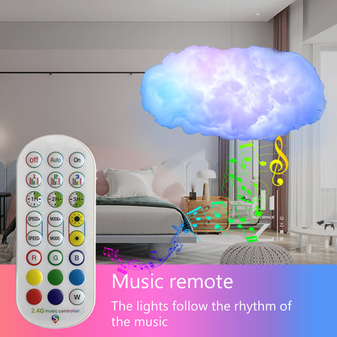 Cloud LED Light with App Control – Music Sync, 3D RGBIC Ambient Bedroom Lamp by Alunorix