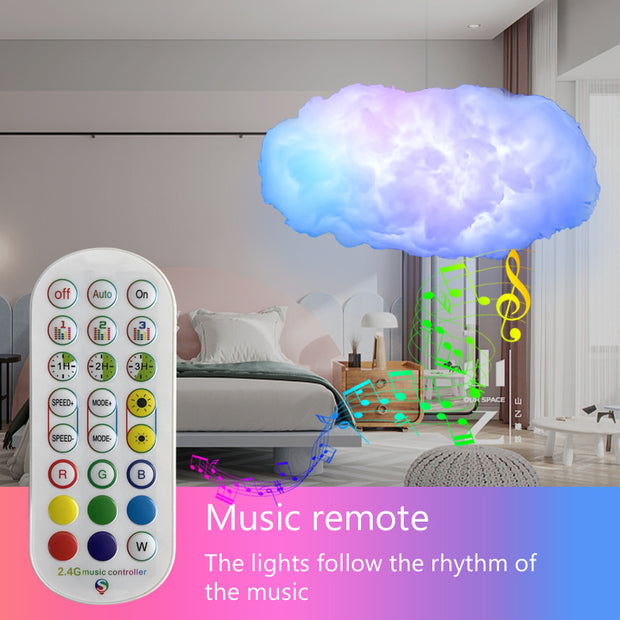 Cloud LED Light with App Control – Music Sync, 3D RGBIC Ambient Bedroom Lamp by Alunorix