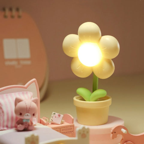 Mini Flower Small Night Lamp by Alunorix