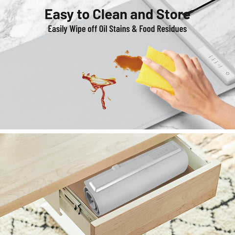 Food Warming Mat,Electric Warming Tray For Food,Foldable Warming Mat For Buffets Party And Daily Use,Silicone Heating Pad With 3 Temp Settings,Kitchen Gadgets Portable Hotplate by Alunorix