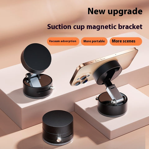 Universal vacuum magnetic phone holder by Alunorix