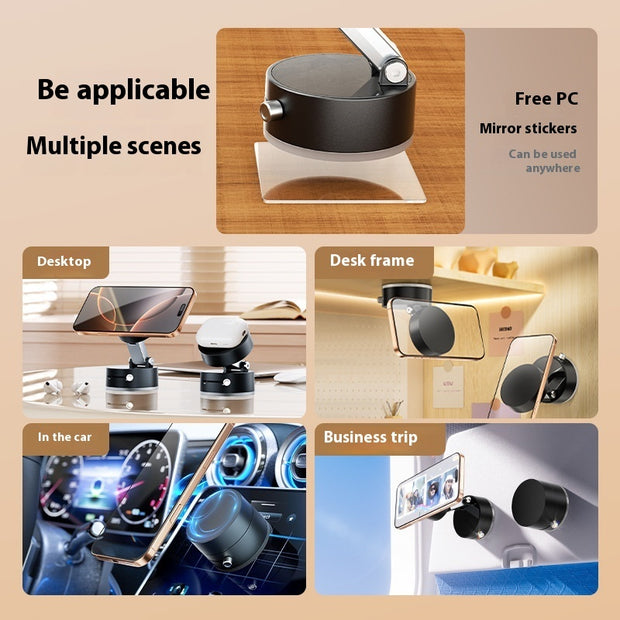 Universal vacuum magnetic phone holder by Alunorix