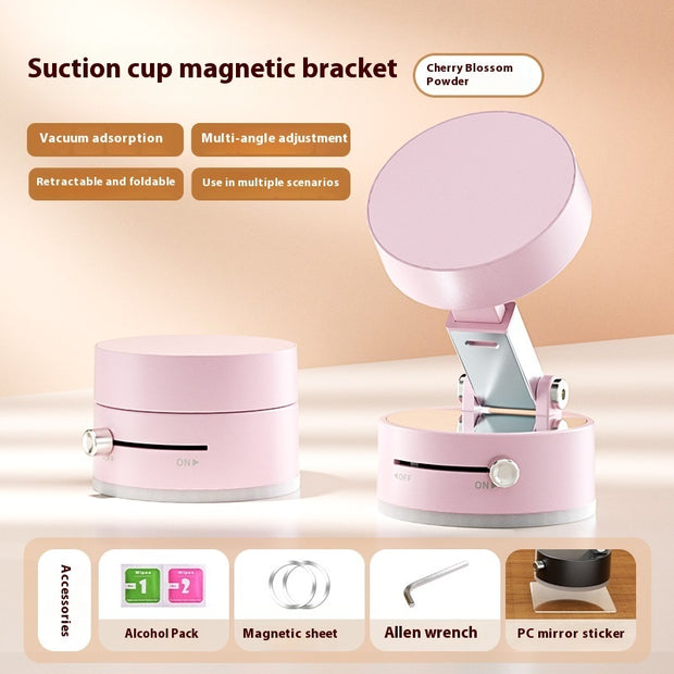 Universal vacuum magnetic phone holder by Alunorix