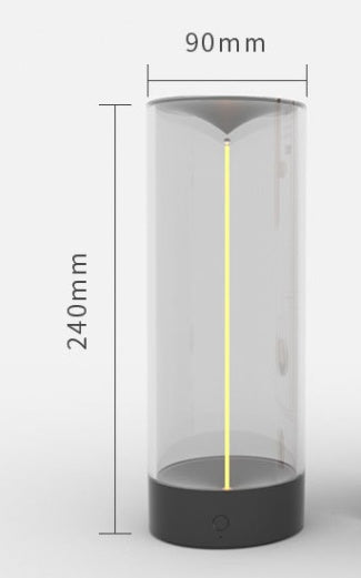 New LED Light Type-c Rechargeable Portable Night Light With High Transparency And Anti Drop Creative Atmosphere Light by Alunorix