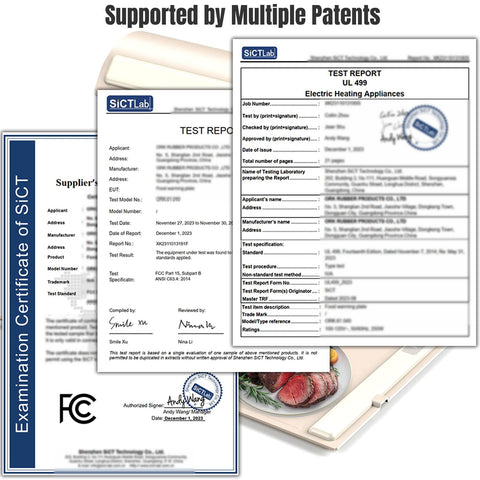 Food Warming Mat,Electric Warming Tray For Food,Foldable Warming Mat For Buffets Party And Daily Use,Silicone Heating Pad With 3 Temp Settings,Kitchen Gadgets Portable Hotplate by Alunorix