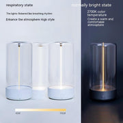 New LED Light Type-c Rechargeable Portable Night Light With High Transparency And Anti Drop Creative Atmosphere Light by Alunorix