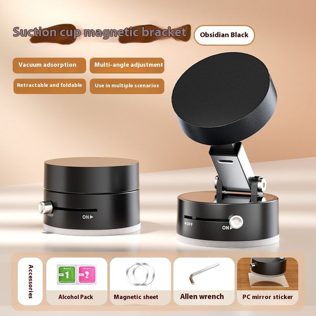 Universal vacuum magnetic phone holder by Alunorix